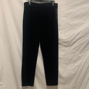 EUC SPANX Women’s Elegant Black Satin Side Stripe Dress Pants XL